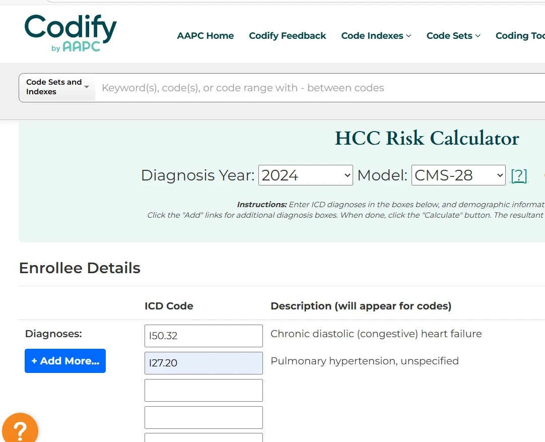 HCC Calculator